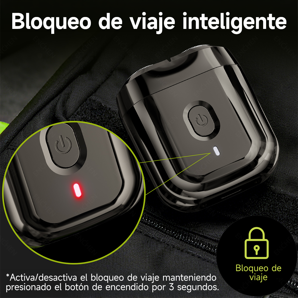 Afeitadora eléctrica Mini 6 + Recortador de vello nasal EN005 Enchen