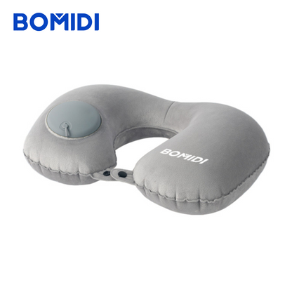 Masajeador de Pies FM2 Azul + Almohada De Cuello Inflable Bomidi U02 Gris
