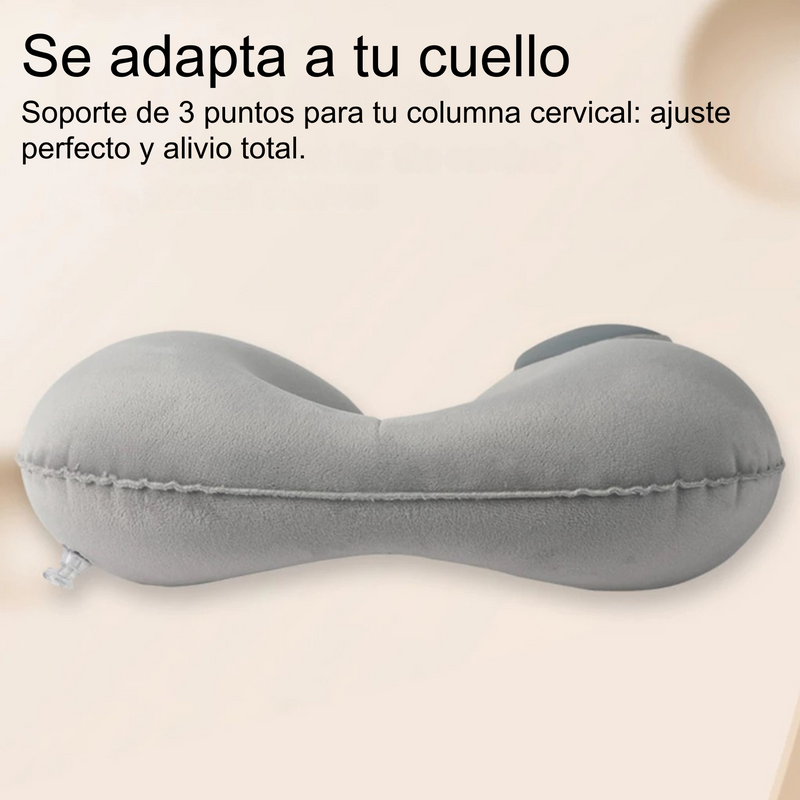 Almohada De Cuello Inflable Bomidi U02 Gris