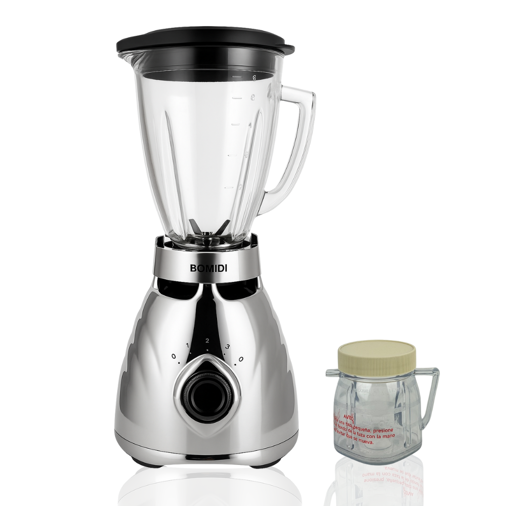 Licuadora Bomidi BJ01 | 3 Niveles con Vaso pequeño BJ01 | Silver