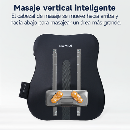 Soporte Masajeador Lumbar Bomidi BM01 | Ergonómico Ultra Delgado | Calor Terapéutico