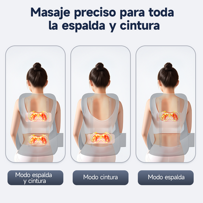 Soporte Masajeador Lumbar Bomidi BM01 | Ergonómico Ultra Delgado | Calor Terapéutico