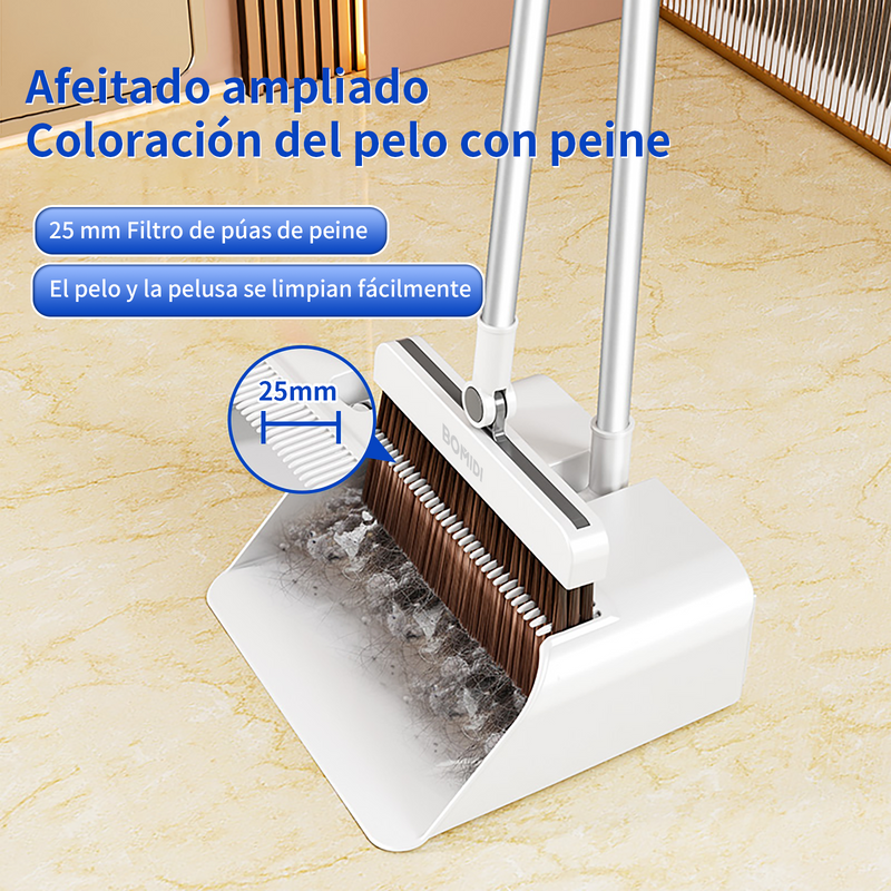 Juego de Escoba y Recogedor 3 en 1 C3 Blanco