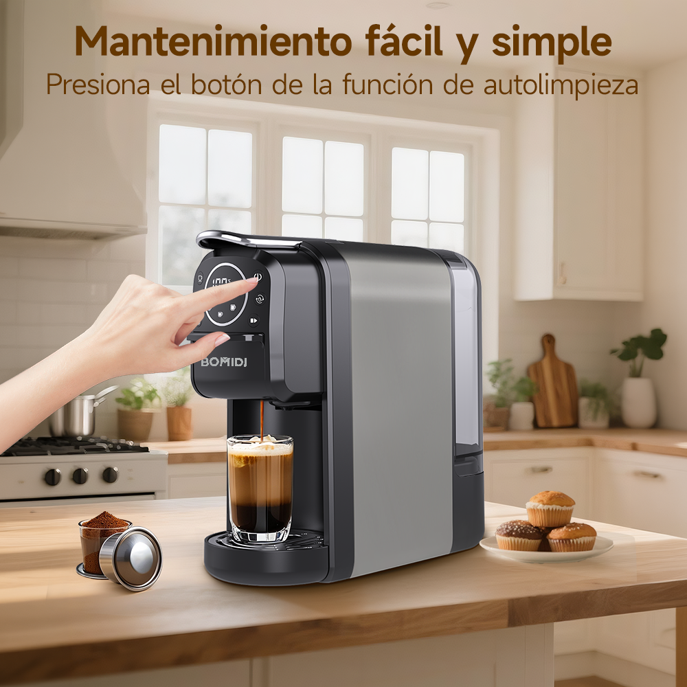 Cafetera de cápsulas Bomidi CM01 Negra