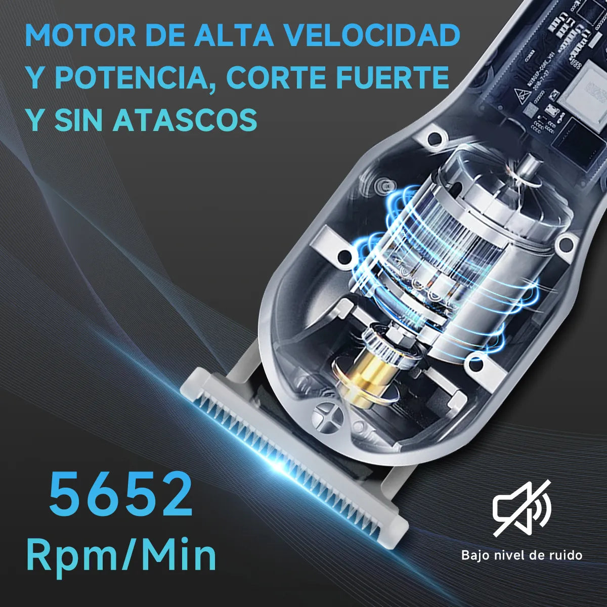 Combo: Afeitadora Eléctrica M3 Negro + Cortadora Profesional De Cabello 3 En 1 Bomidi | Recargables