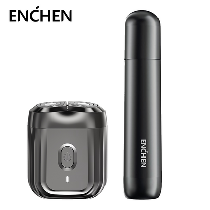 Afeitadora eléctrica Mini 6 + Recortador de vello nasal EN005 Enchen