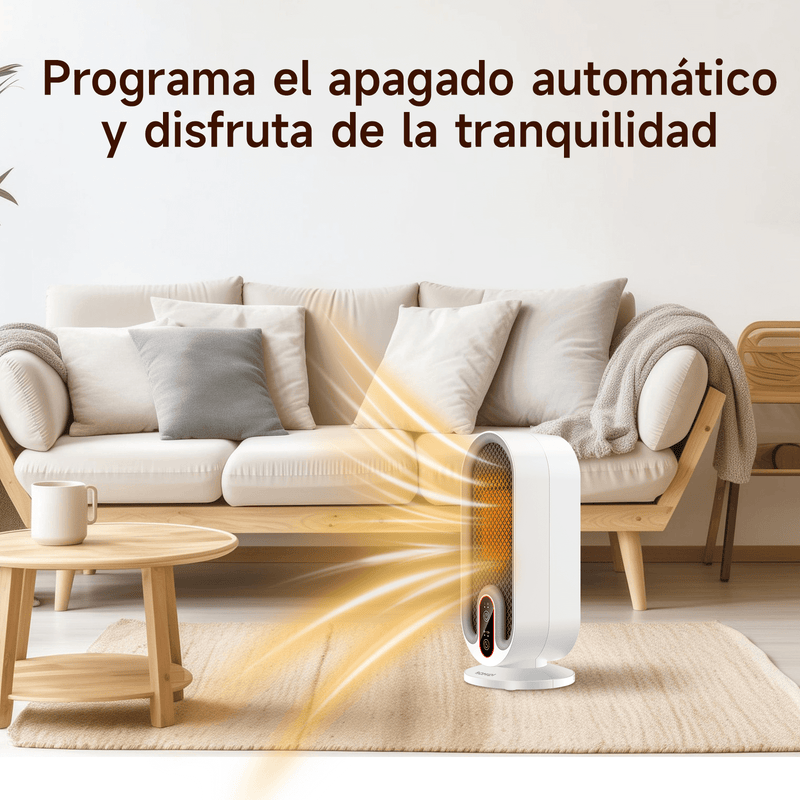 Calefactor Eléctrico H6 Bomidi Con 2 Modos y Temporizador