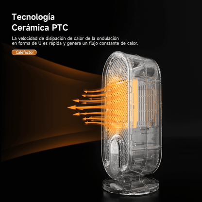 Calefactor Eléctrico H6 Bomidi Con 2 Modos y Temporizador