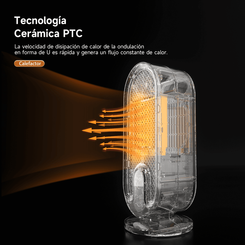 Calefactor Eléctrico H6 Bomidi Con 2 Modos y Temporizador