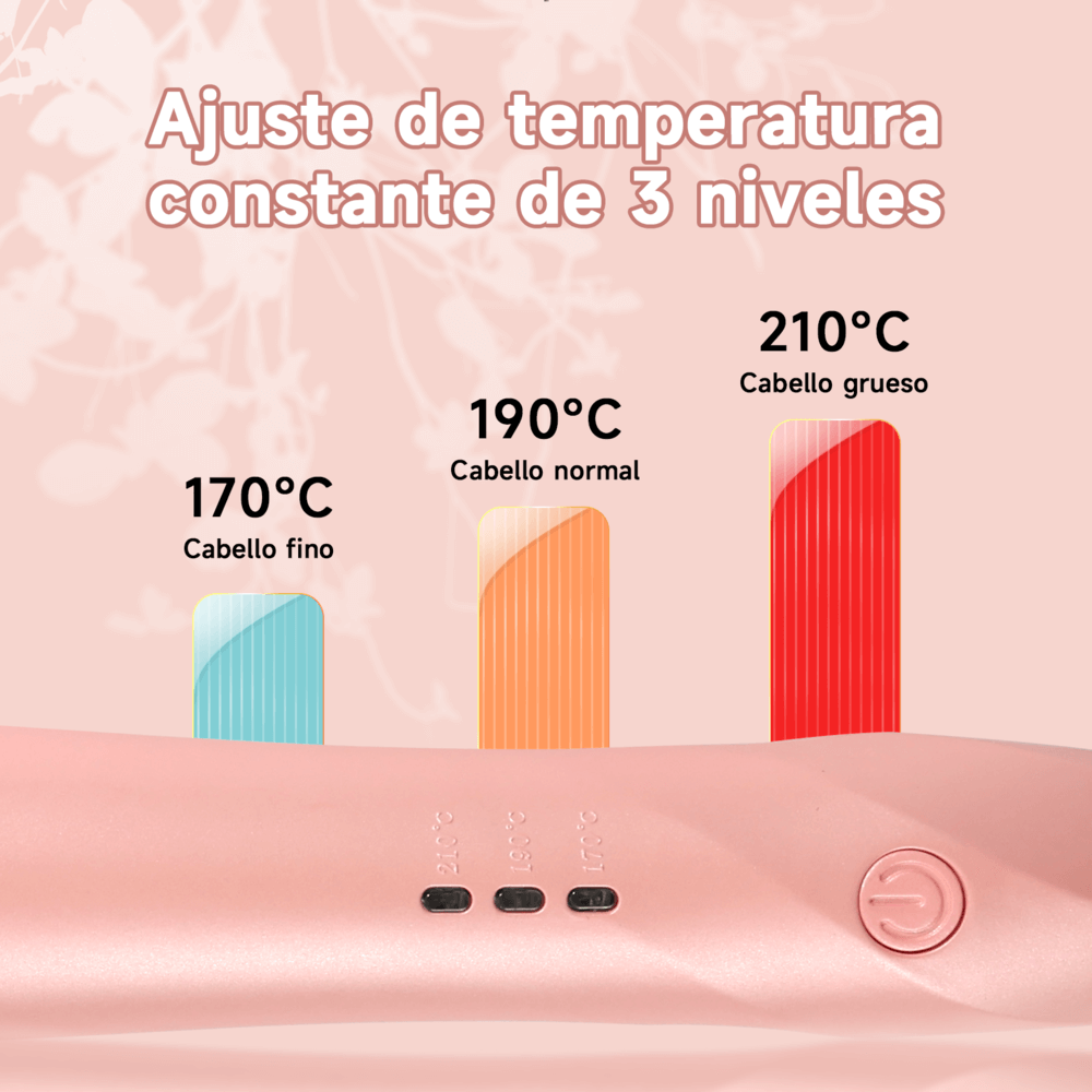 Rizador Automático de Cabello HC02 Rosado