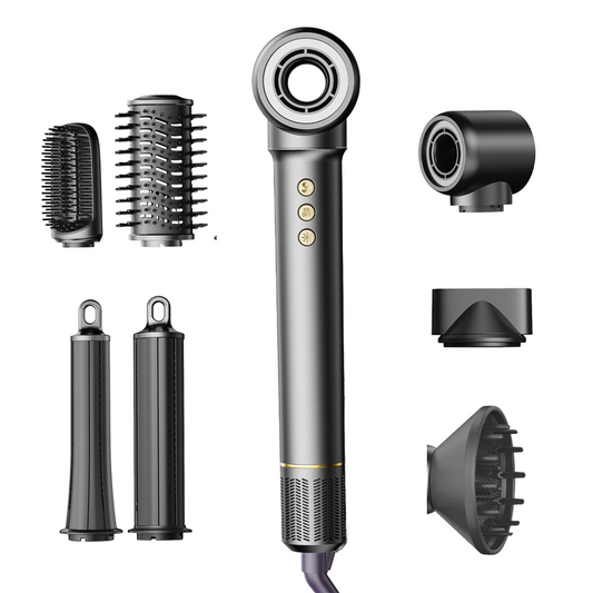 Kit Secadora de Cabello Profesional 7 en 1 con Accesorios – Alta Velocidad HD07