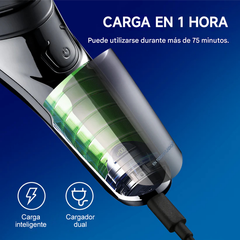 Afeitadora Eléctrica M3 Bomidi | Negro | Recargable 600 mAh