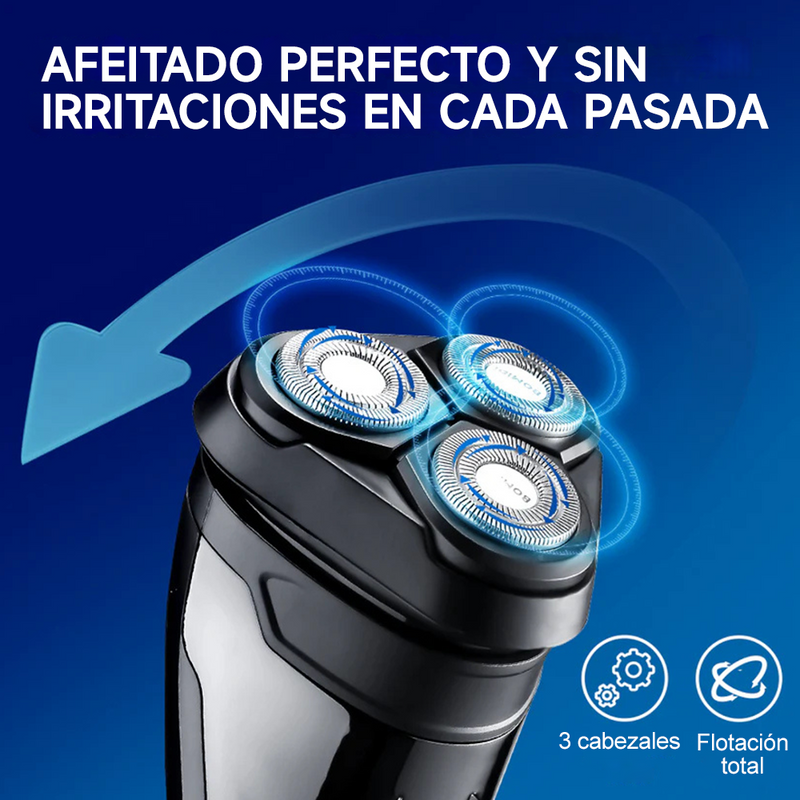 Afeitadora Eléctrica M3 Bomidi | Negro | Recargable 600 mAh