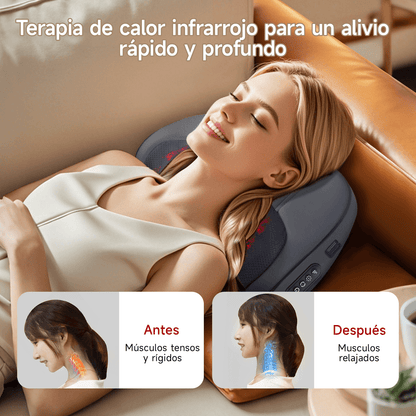 Almohada Masajeadora Inalámbrica Bomidi MP1 PRO | 3D Recargáble