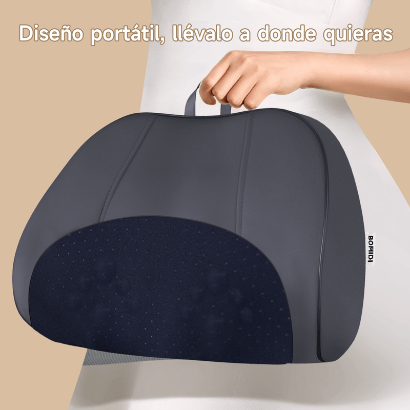 Almohada Masajeadora Inalámbrica Bomidi MP1 PRO | 3D Recargáble | Cuello | Espalda | Lumbar| Piernas| Muslos