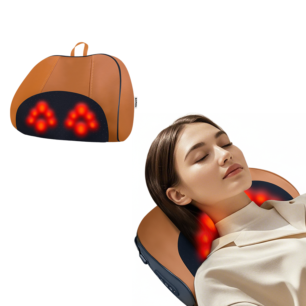 Almohada Masajeadora Inalámbrica Bomidi MP1 PRO | 3D Recargáble
