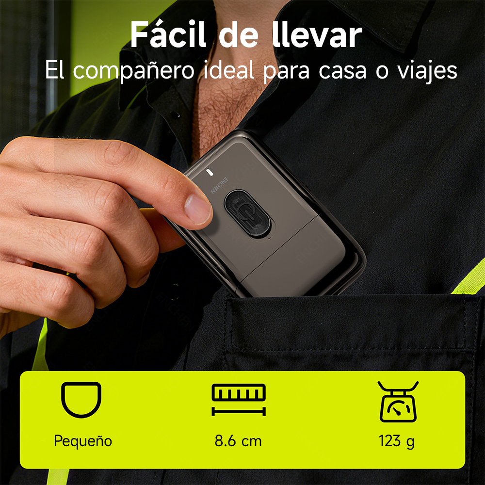 Afeitadora eléctrica MS003 + Recortador de vello nasal EN005 Enchen