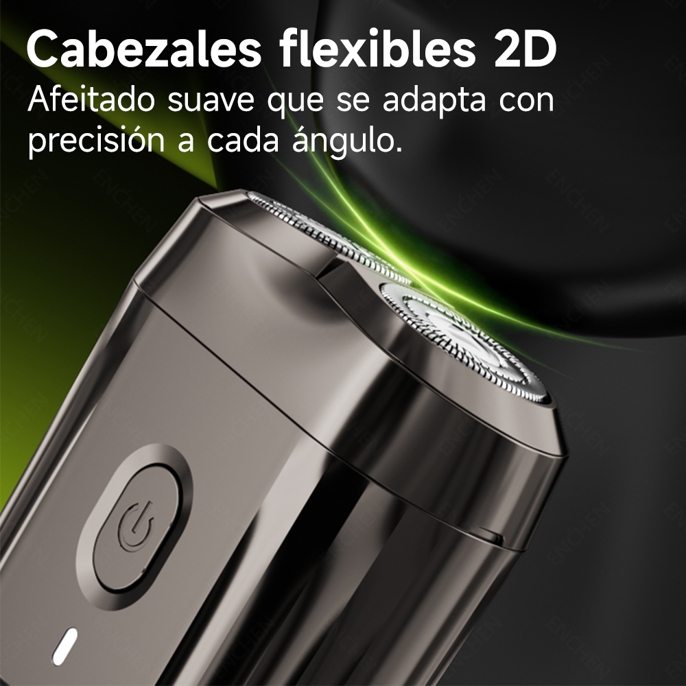 Afeitadora eléctrica Mini 6 + Recortador de vello nasal EN005 Enchen