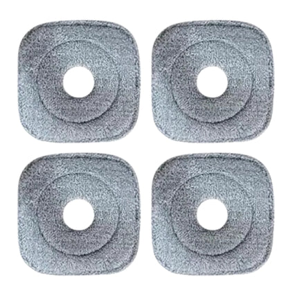 Set : 4 Paños/Mopas de Microfibra De Limpieza Para Trapeador M20_GR Bomidi