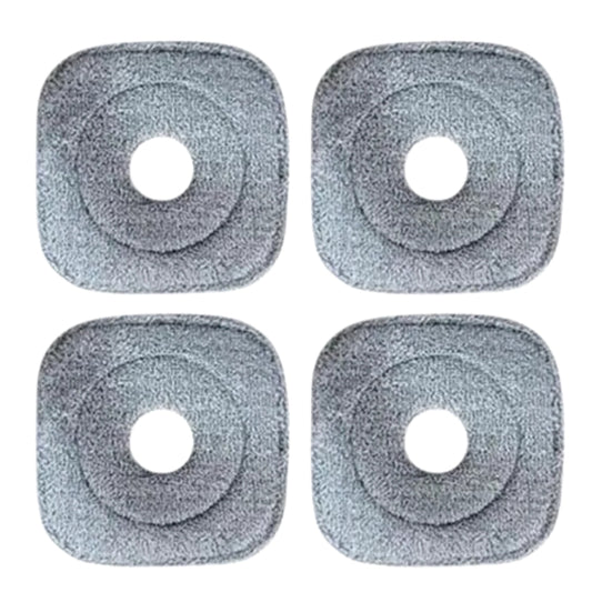 Set : 4 Paños/Mopas de Microfibra De Limpieza Para Trapeador M20_GR Bomidi