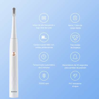 Cepillo Dental Eléctrico T501 Blanco