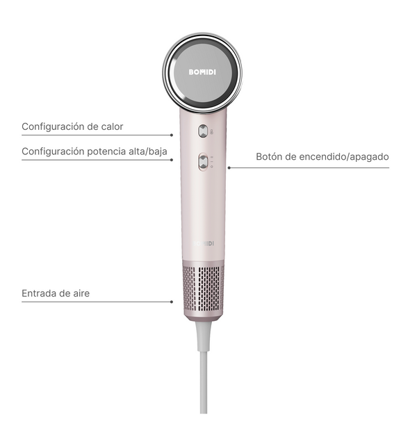 Secadora Supersónica de Cabello HD04 Ionica