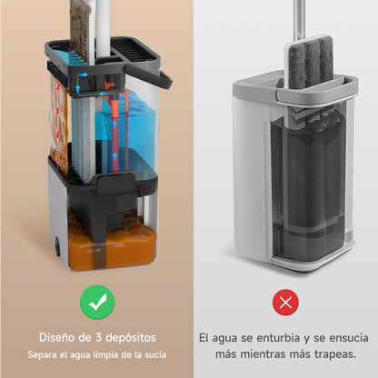 Trapeador escurridor 360° Bomidi M21