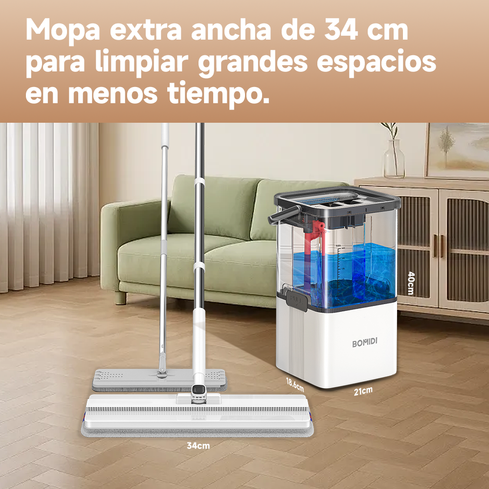 Trapeador escurridor 360° Bomidi M21