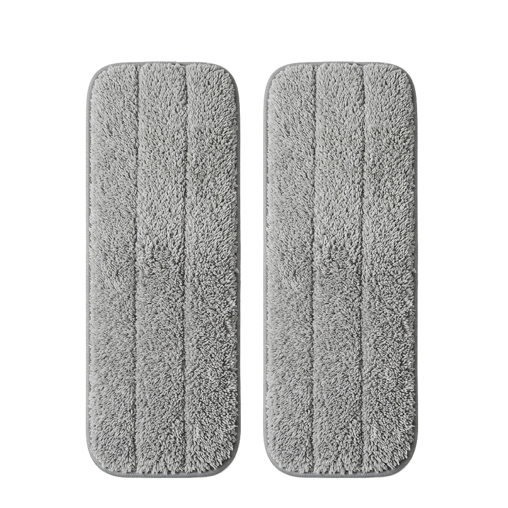 Set x 2 Mopas Rectangulares 13 x 36 cm Gris