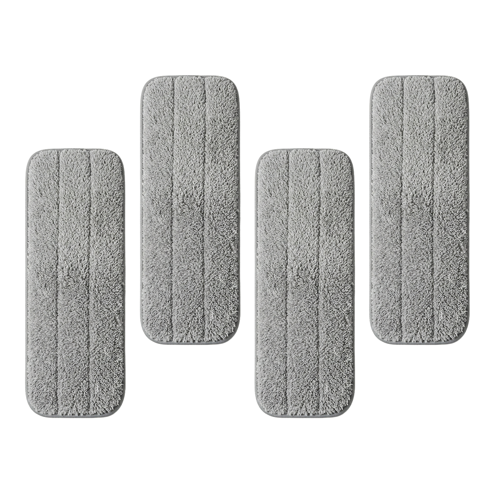 Set x 4 Mopas Rectangulares 13 x 36 cm Gris