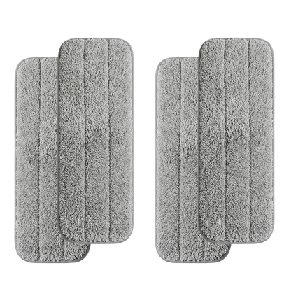 Set x 4 Mopas Rectangulares 13 x 36 cm Gris