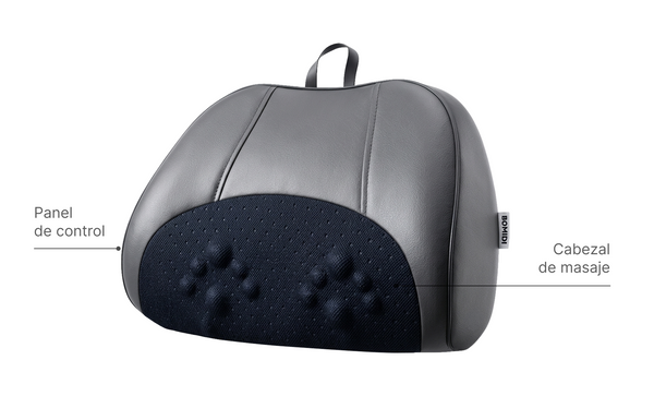 Almohada Masajeadora Inalámbrica Bomidi MP1 PRO | 3D Recargáble | Cuello | Espalda | Lumbar| Piernas| Muslos