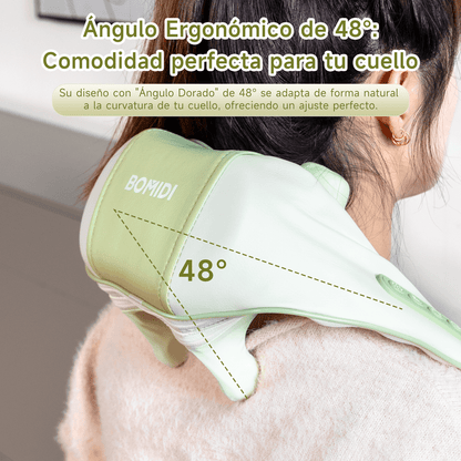 Masajeador de Cuello y Hombros BOMIDI MP2 Lite – Calor Terapéutico + Amasado Profundo