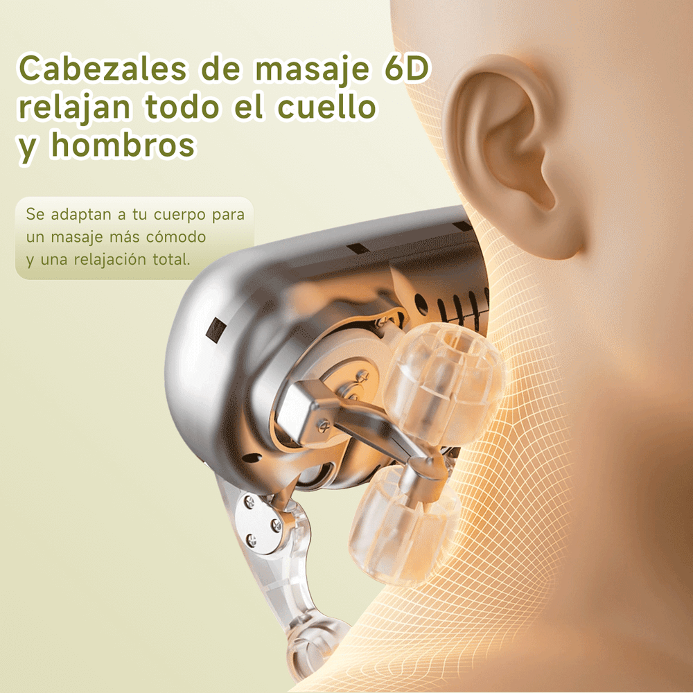 Masajeador de Cuello y Hombros BOMIDI MP2 Lite – Calor Terapéutico + Amasado Profundo